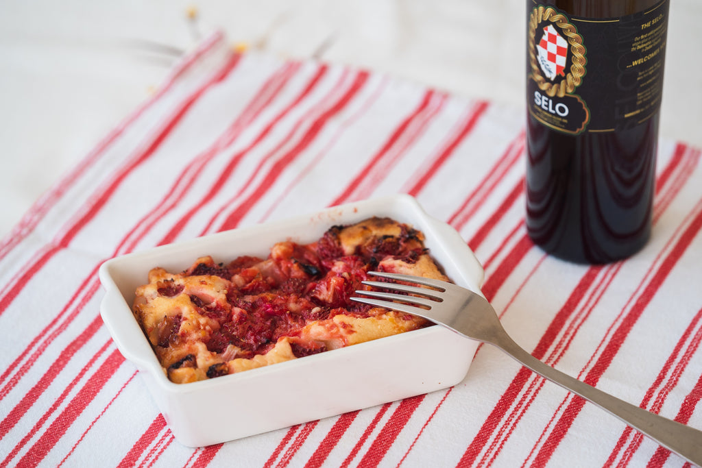 Strawberry and Rhubarb Crisp